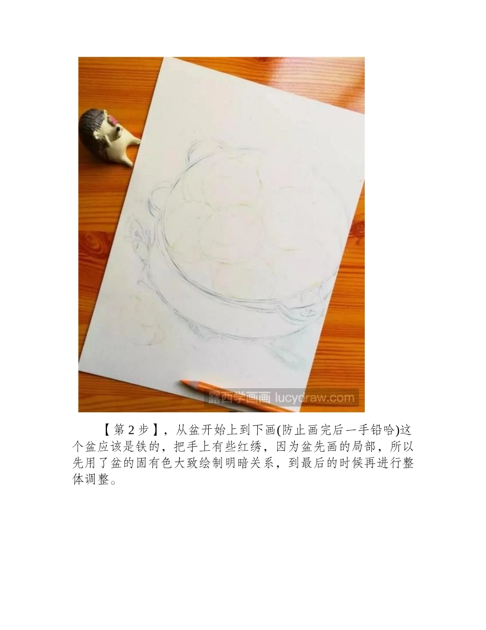 杏的画法彩铅画教程1_第2页