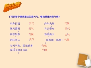 4.2《气温和降水》课件