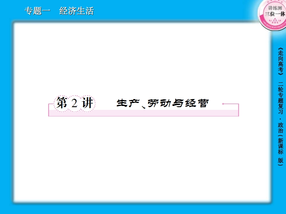 1-2生产、劳动与经营62张_第1页