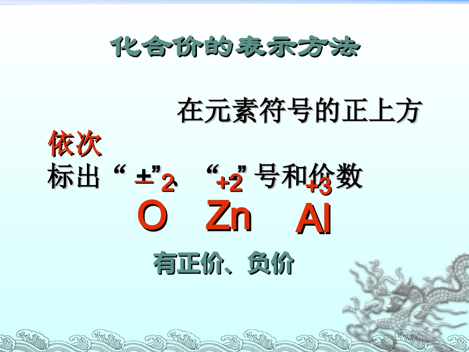 3.3物质组成的表示方法(2化合价的应用)_第3页