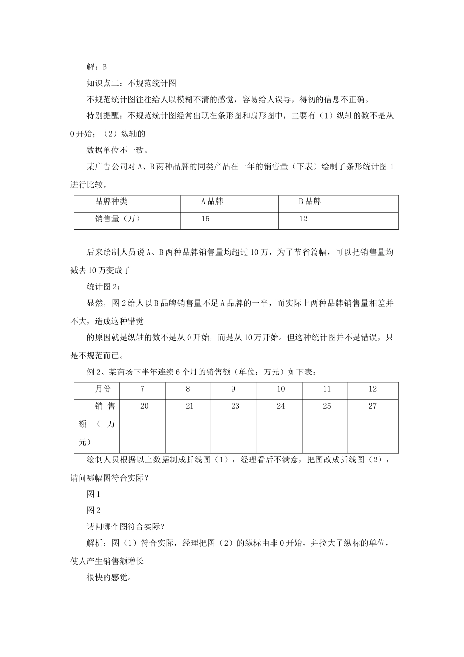 七级数学上册 54从图表中获取信息教案 沪科版_第2页