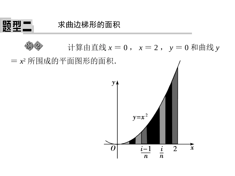 2013-2014学年高中数学人教A版选修2-2同步辅导与检测：1.5.1曲边梯形的面积_第3页