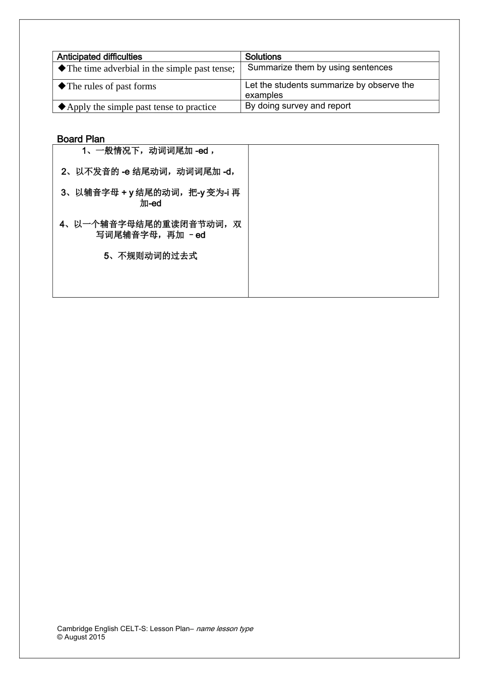 DengYuanyuan-Task-2CELT-S-Lesson-plan-blank-form_第2页