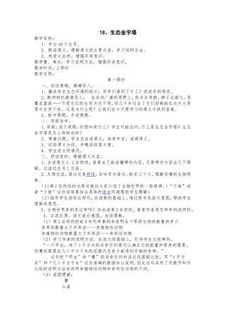 18生态金字塔