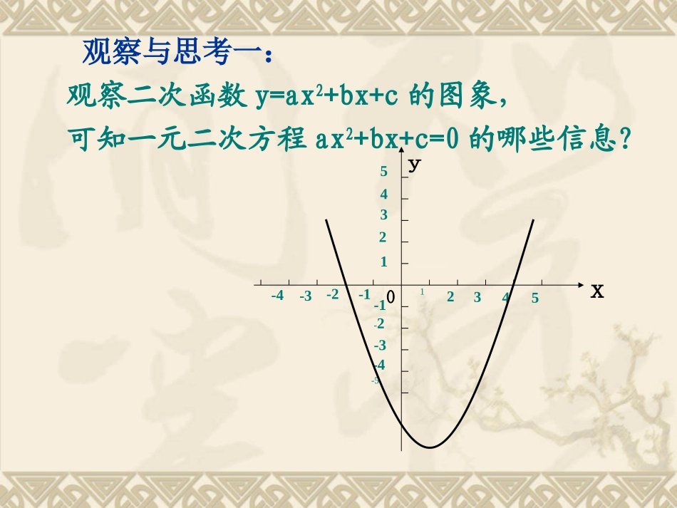 九年级下二次函数与一元二次方程_第2页