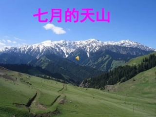 七月的天山-ppt