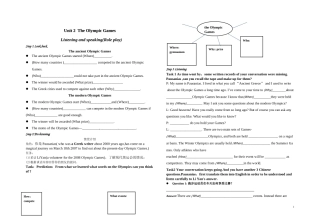 Unit2-Olympic-Games(Listening-and-speaking)