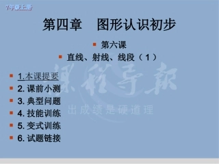 课件.2.1直线、射线、线段第一课时