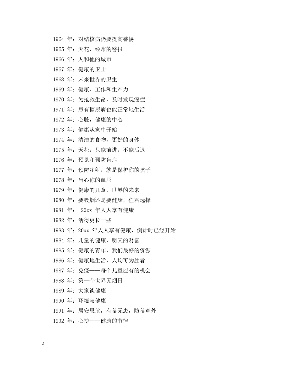 2024年世界卫生日是什么时候_第2页