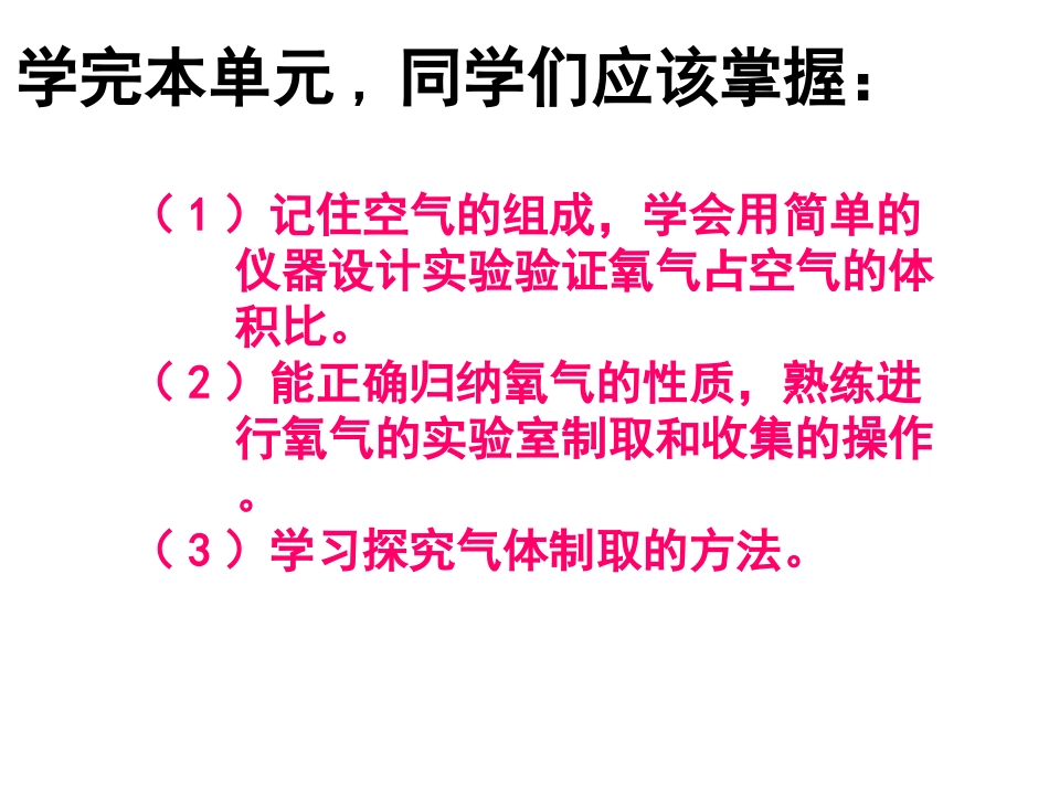 第二单元我们周围的空气复习课件【人教版】_第2页