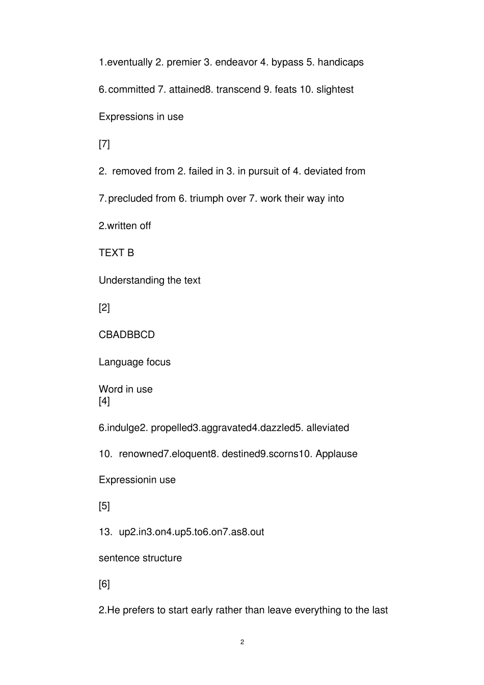 新视野大学英语第三版读写教程3课后答案 _第2页