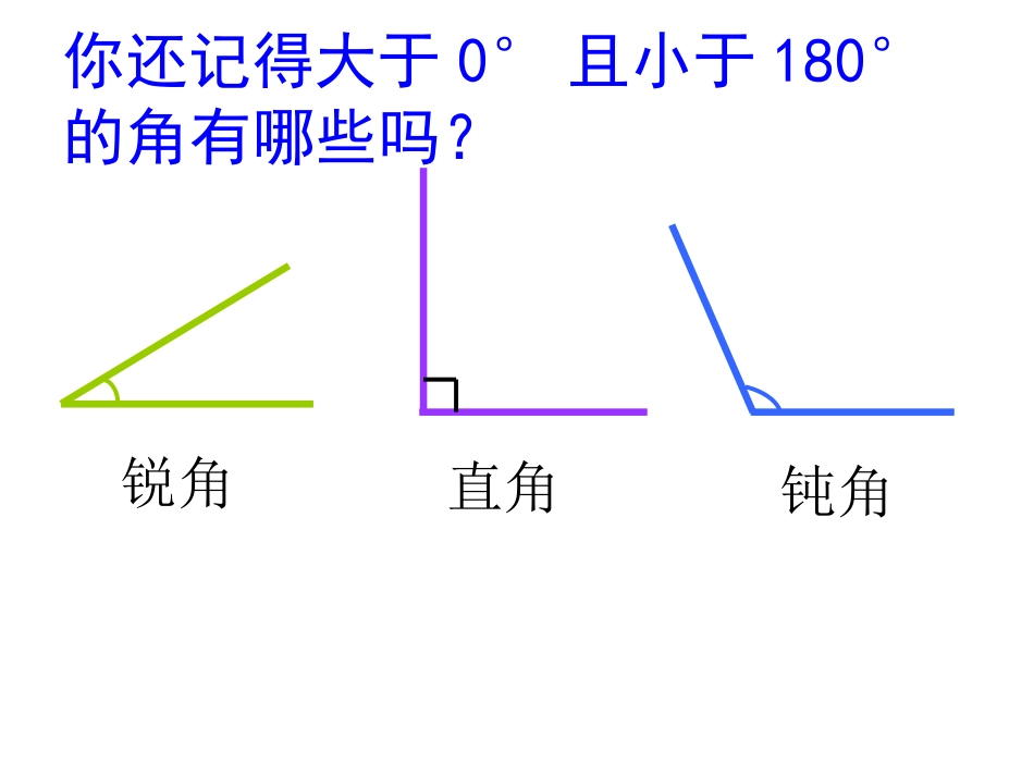 小学数学2011版本小学四年级三角形的分类--按角分_第3页