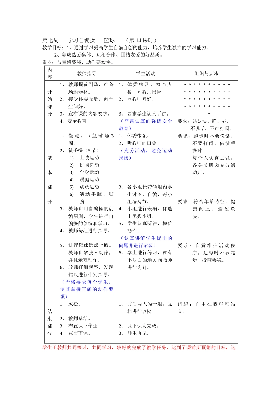 学习自编操---篮球_第1页