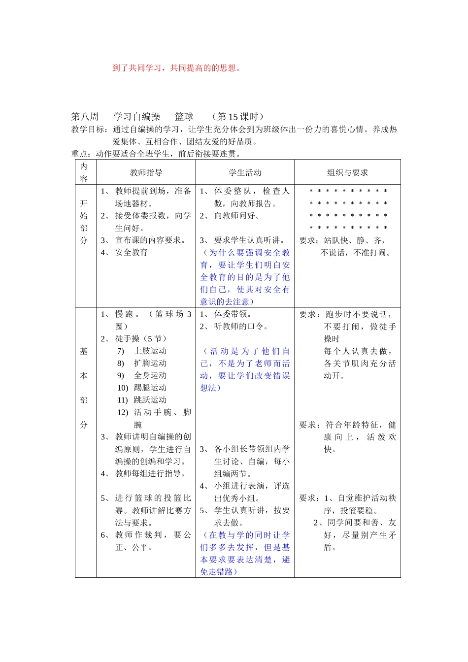 学习自编操---篮球_第2页