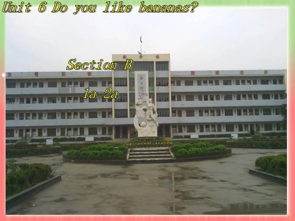 13秋Unit6DoyoulikebananasSectionB1a-2a_第2页