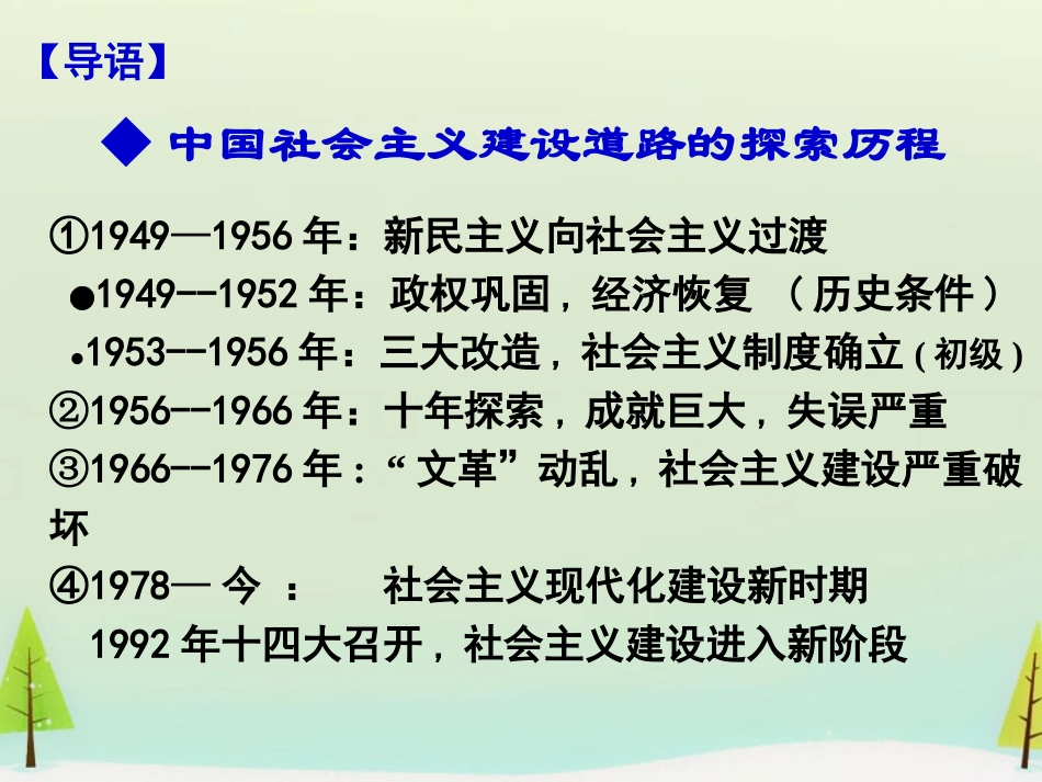 建设在探索中曲折发展课件-人民版必修2_第2页