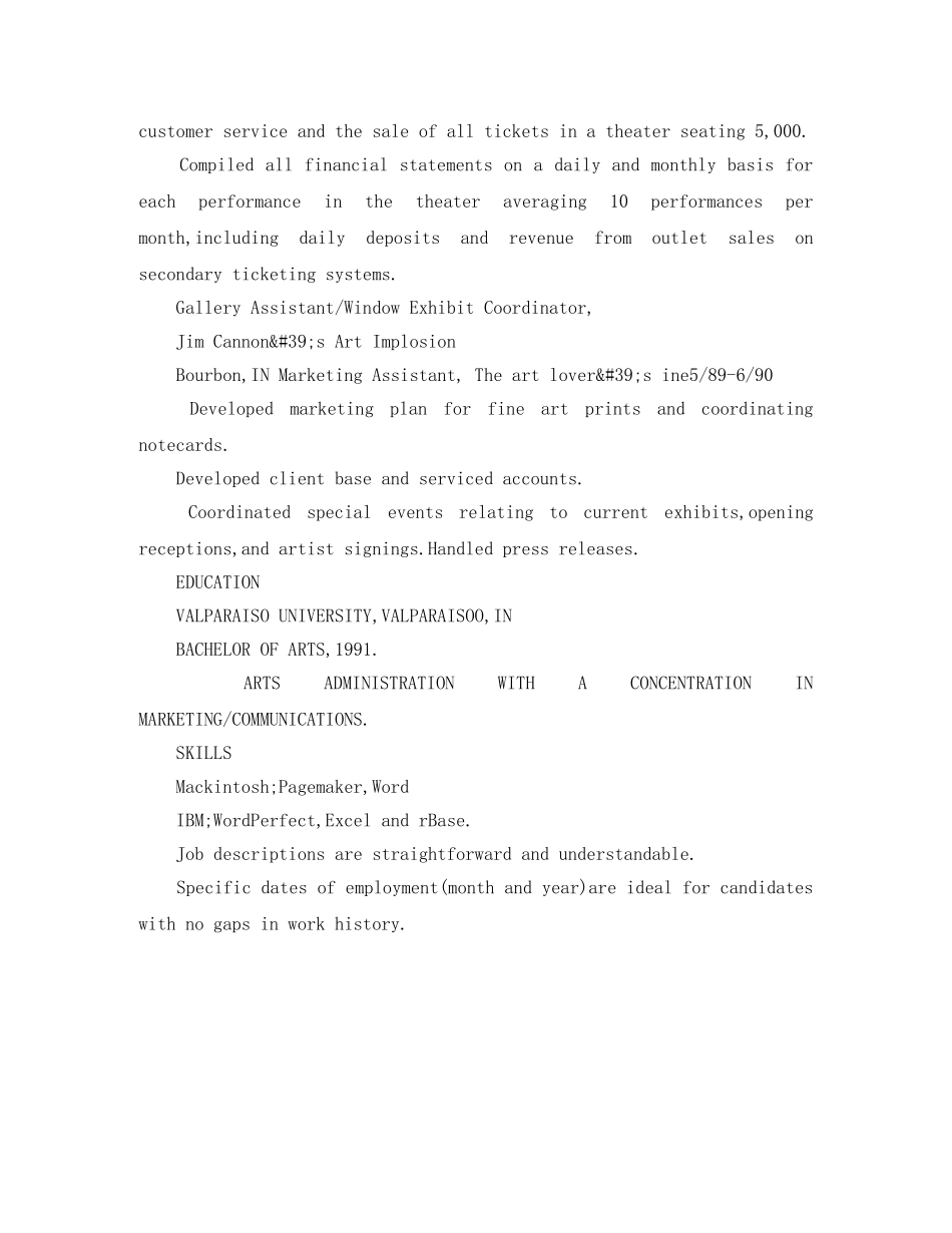 2024客户服务代表英文简历模板_第3页