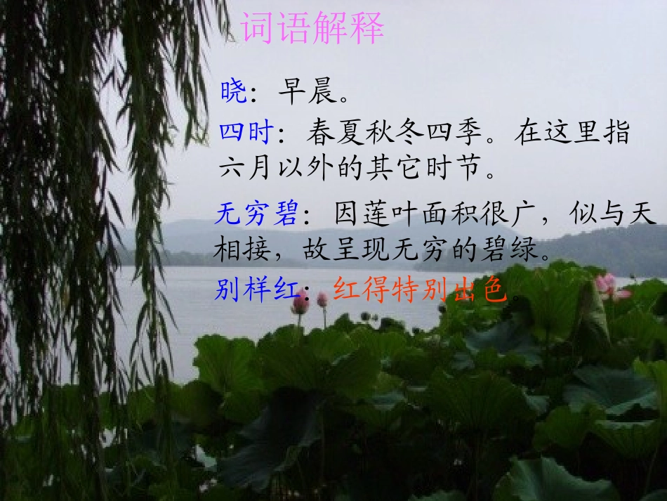 《晓出净慈寺送林子方》2_第3页