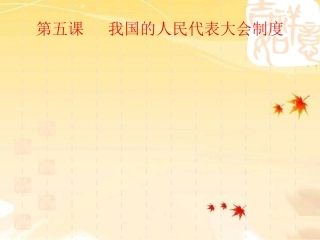 人民代表大会课件