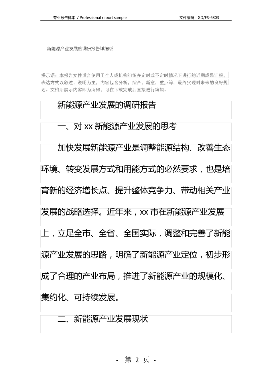 新能源产业发展的调研报告详细版_第2页