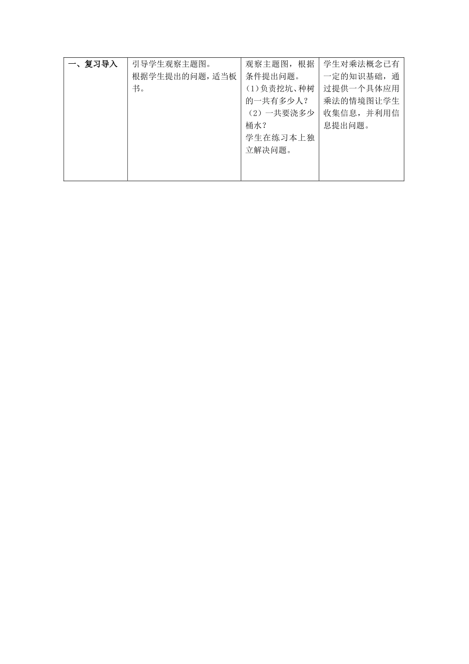 小学数学2011版本小学四年级乘法交换律教案_第2页