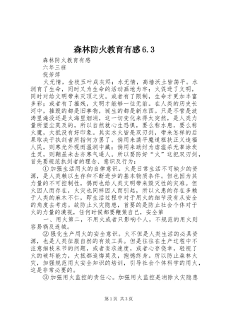 森林防火教育有感6.3 (4)