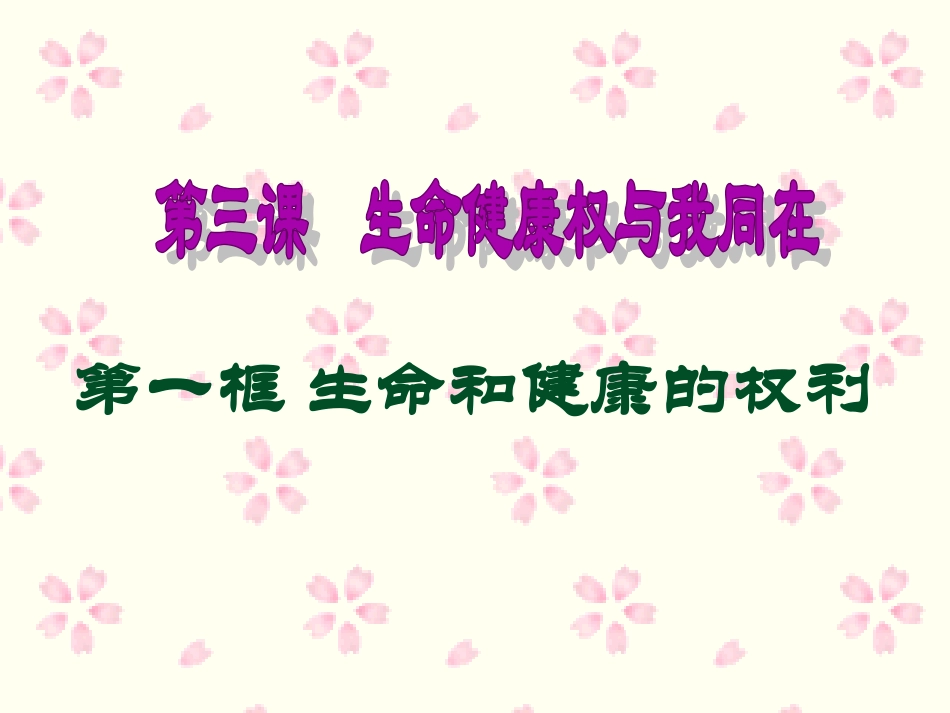 3.1生命健康权_第1页