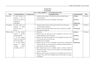 新视野大学英语读写教程3(第三版)Unit3-教案(1) 