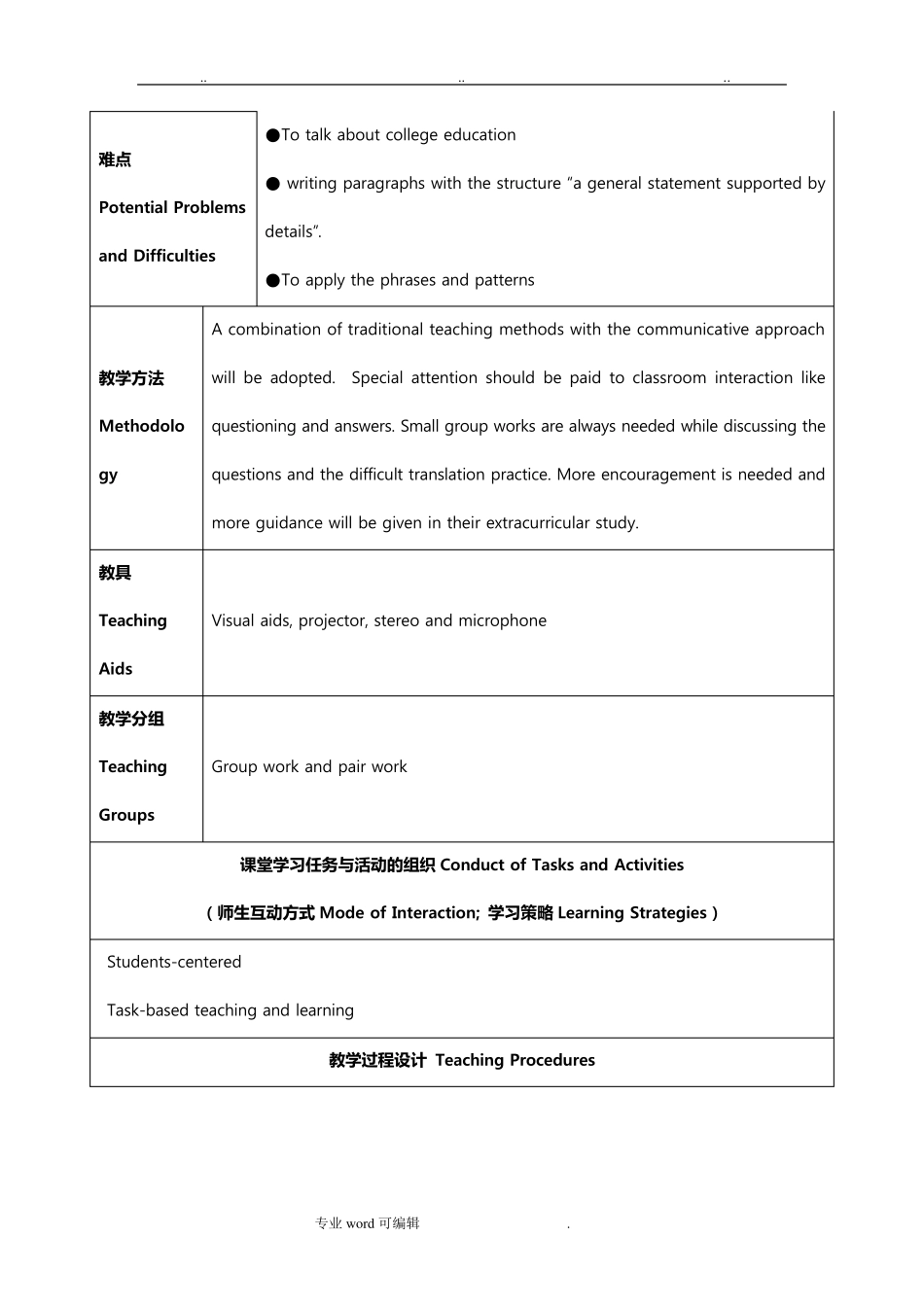 新视野大学英语读写教程1(第三版)教案 _第2页