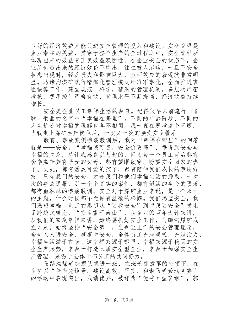 安全为天心得体会_第2页