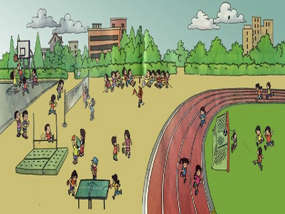 (部编)人教语文2011课标版一年级下册7、《操场上》第一课时--原创课件_第2页