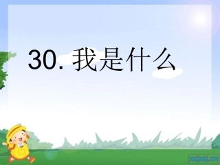 我是什么PPT