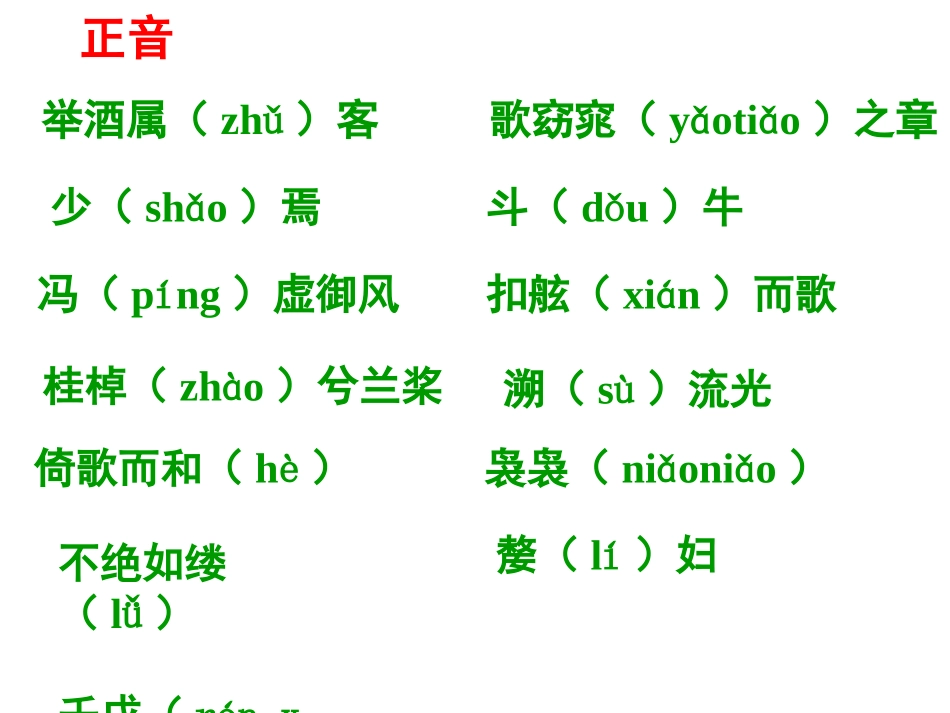 苏教必修一语文课件《赤壁赋》_第3页