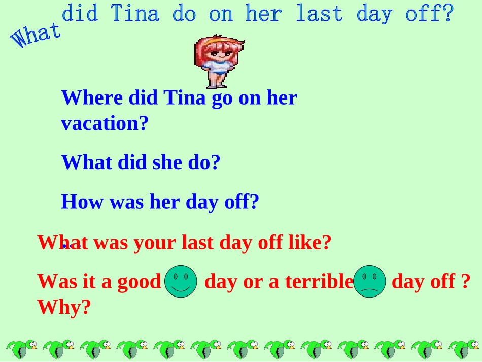 八年级英语-Unit8-How-was-your-school-trip课件人教版_第3页