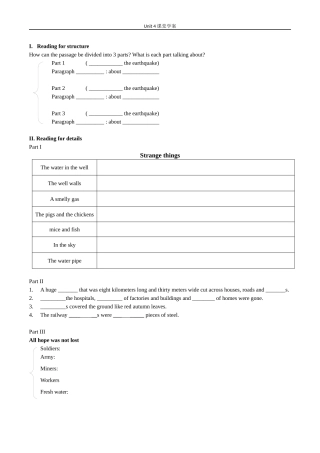 Unit-4课堂学案