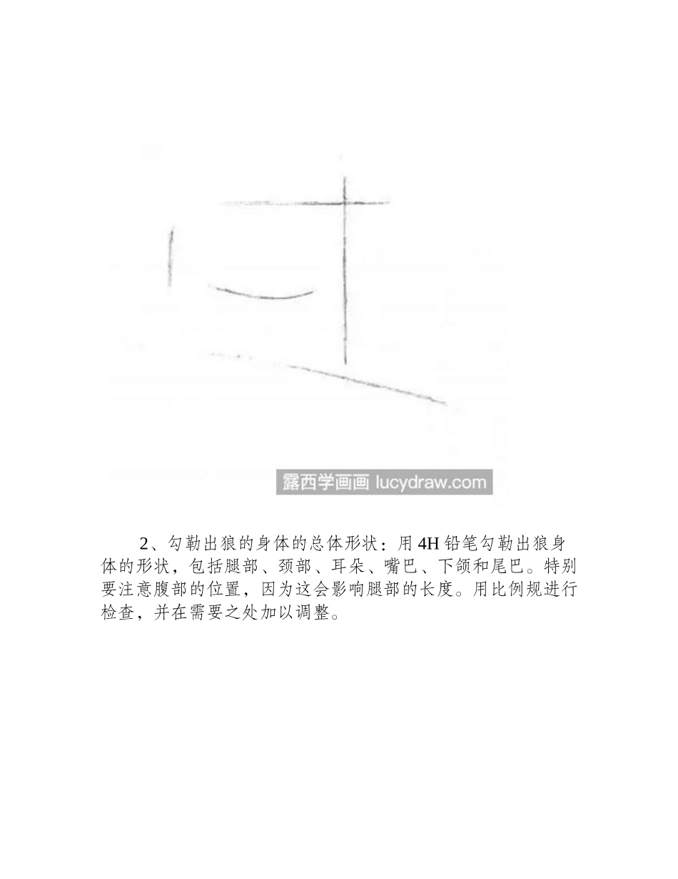 野狼怎么画_呼啸的狼的画法是什么_素描教程1_第2页