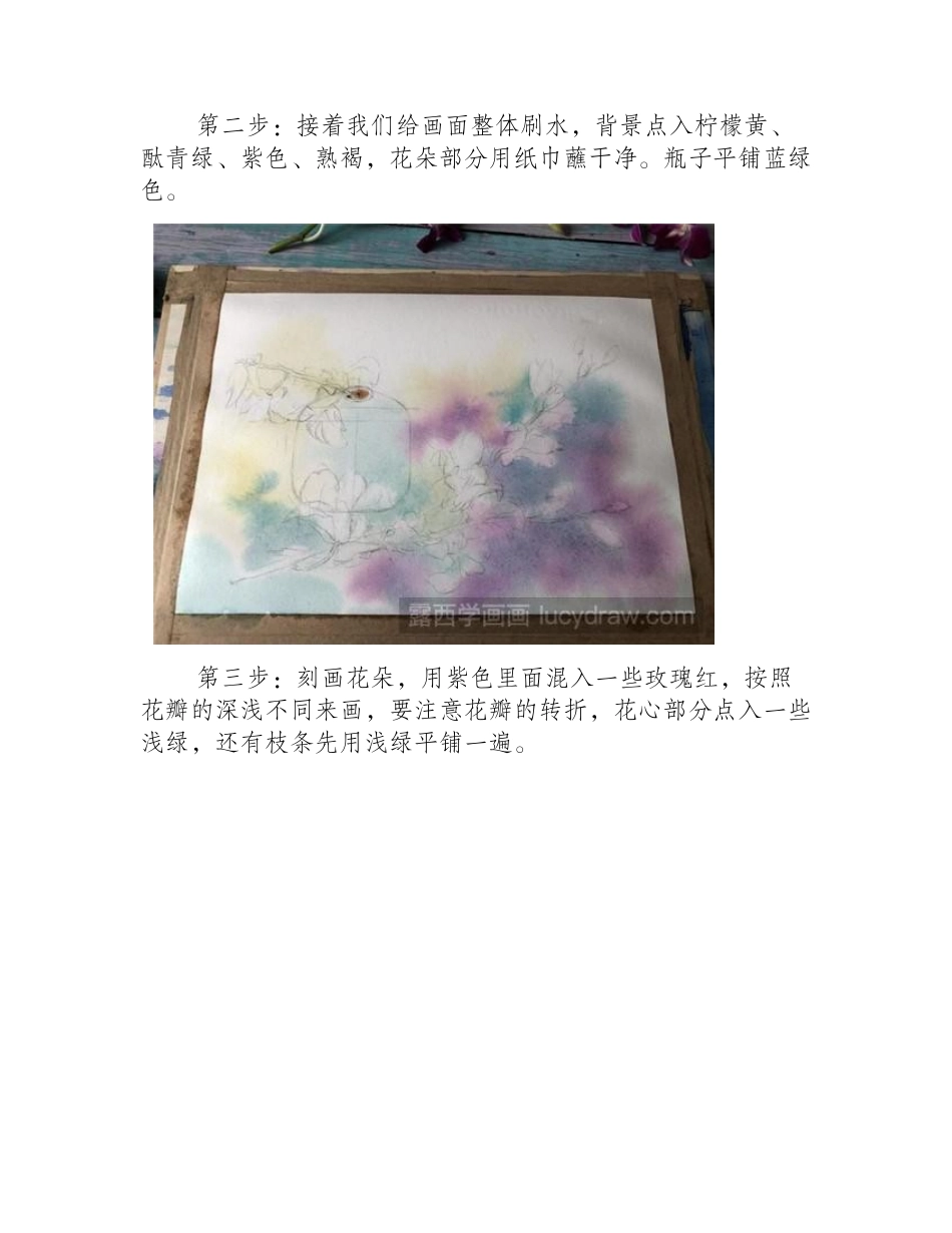 洋芋花怎么画水彩画教程_第2页