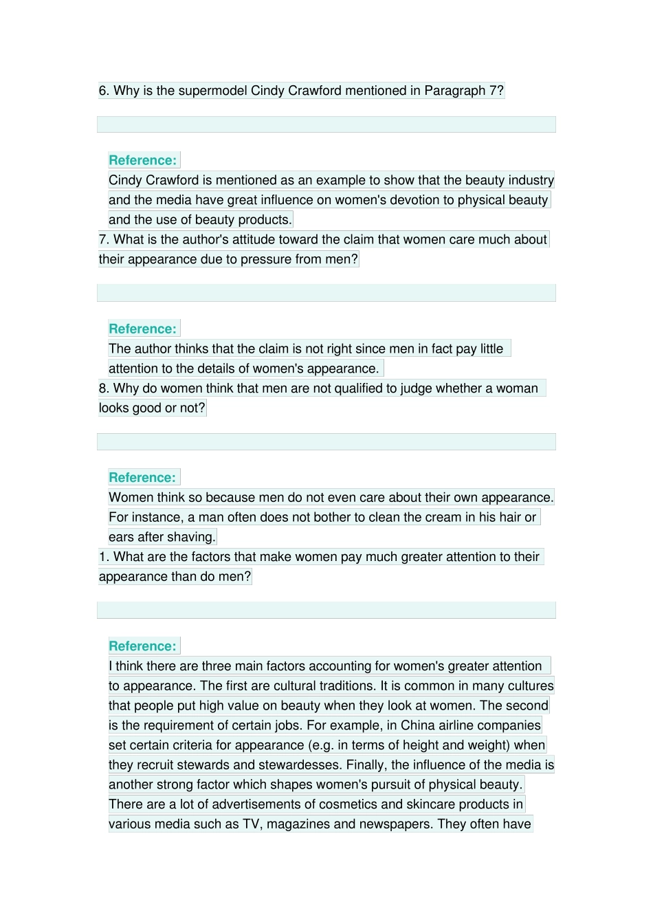 新视野大学英语4 第三版读写教程 第二单元答案(B4U2) _第2页