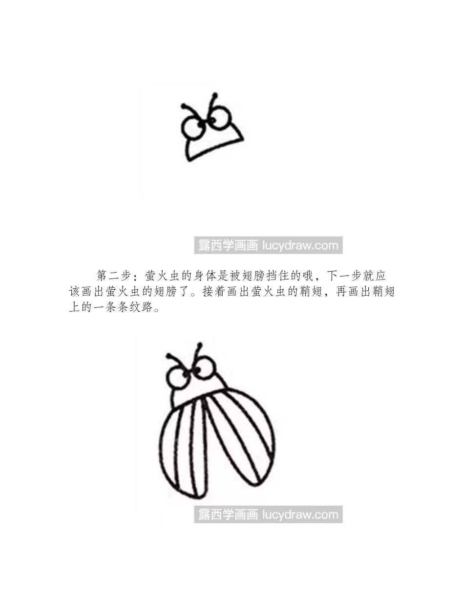 萤火虫简笔画教程简笔画教程_第2页