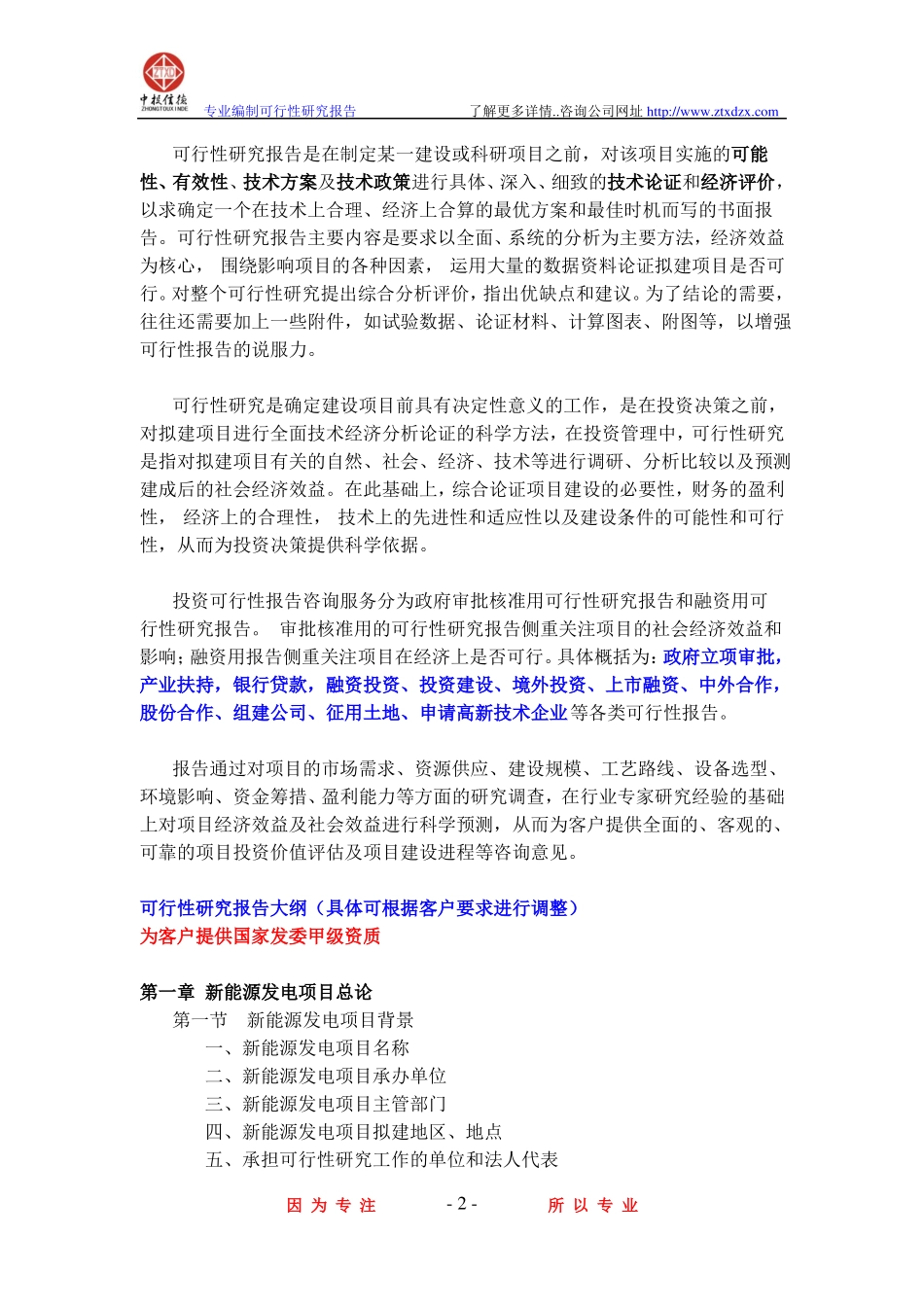 新能源发电项目可行性研究报告_第2页