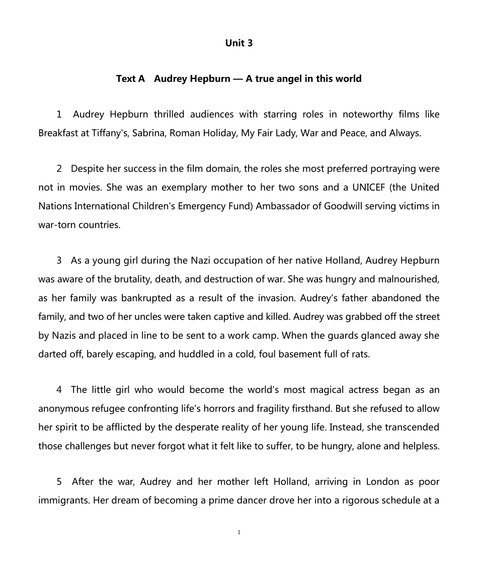 新视野大学英语第三版读写教程第三册Unit3课文原文(A+B篇) _第1页