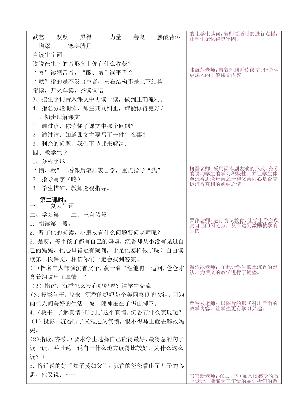 二年级下册《沉香救母一》_第2页