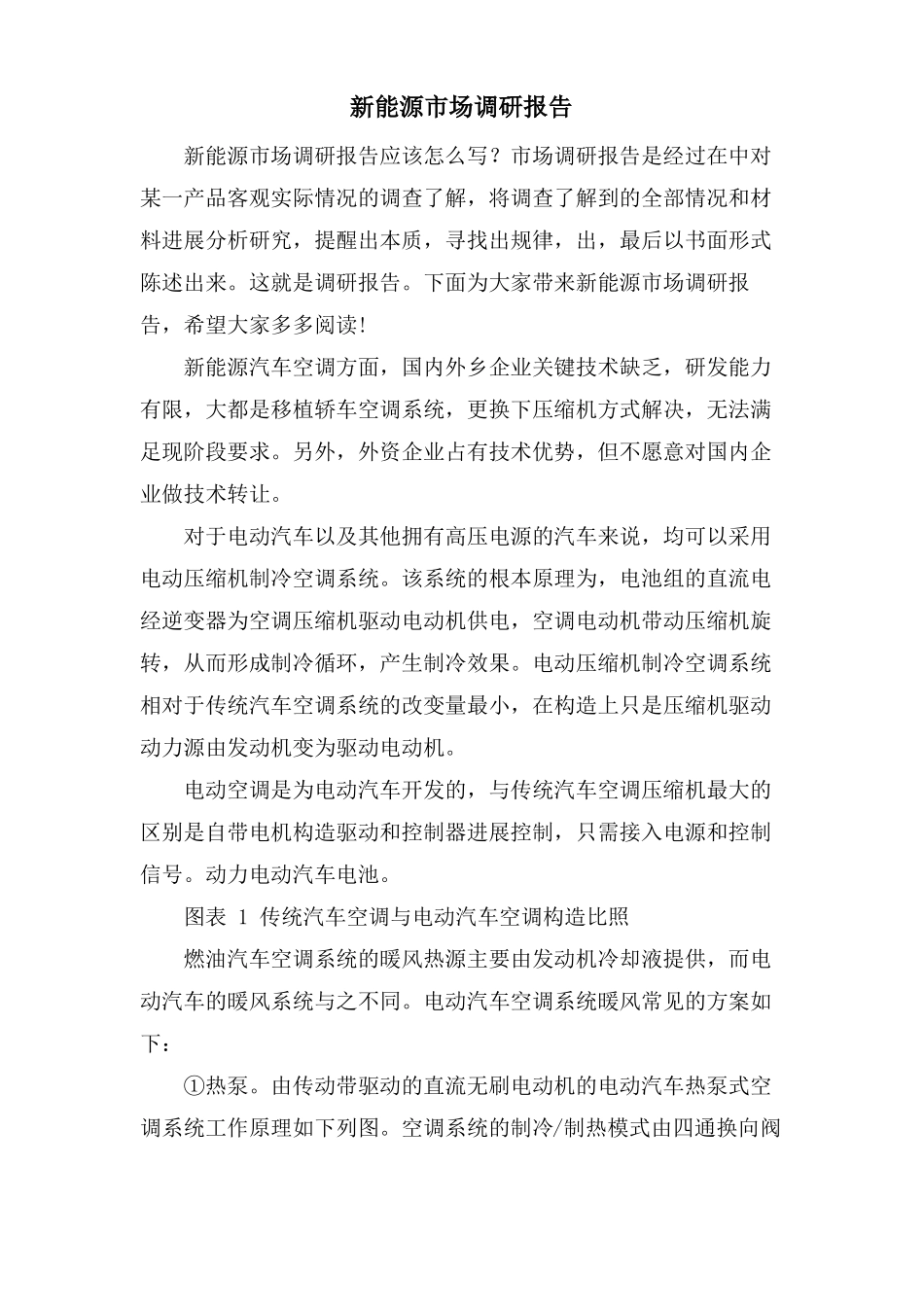 新能源市场调研报告_第1页