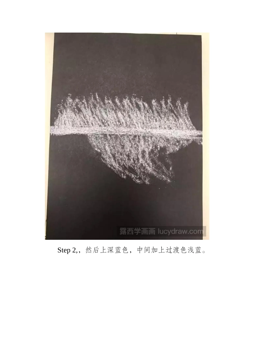 星空下的女孩怎么画色粉画教程2_第2页