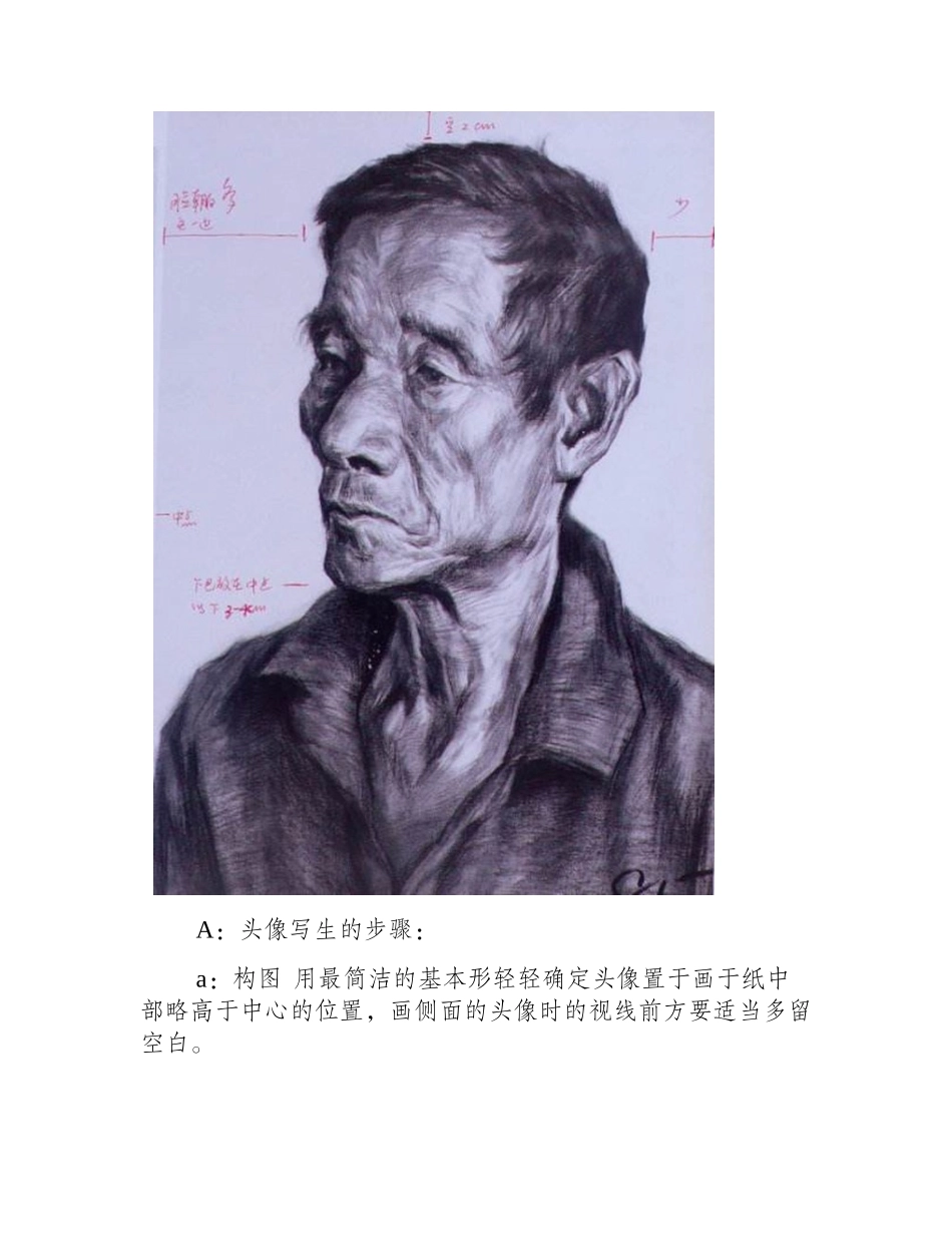 怎样画素描人物头像_素描教程2_第2页