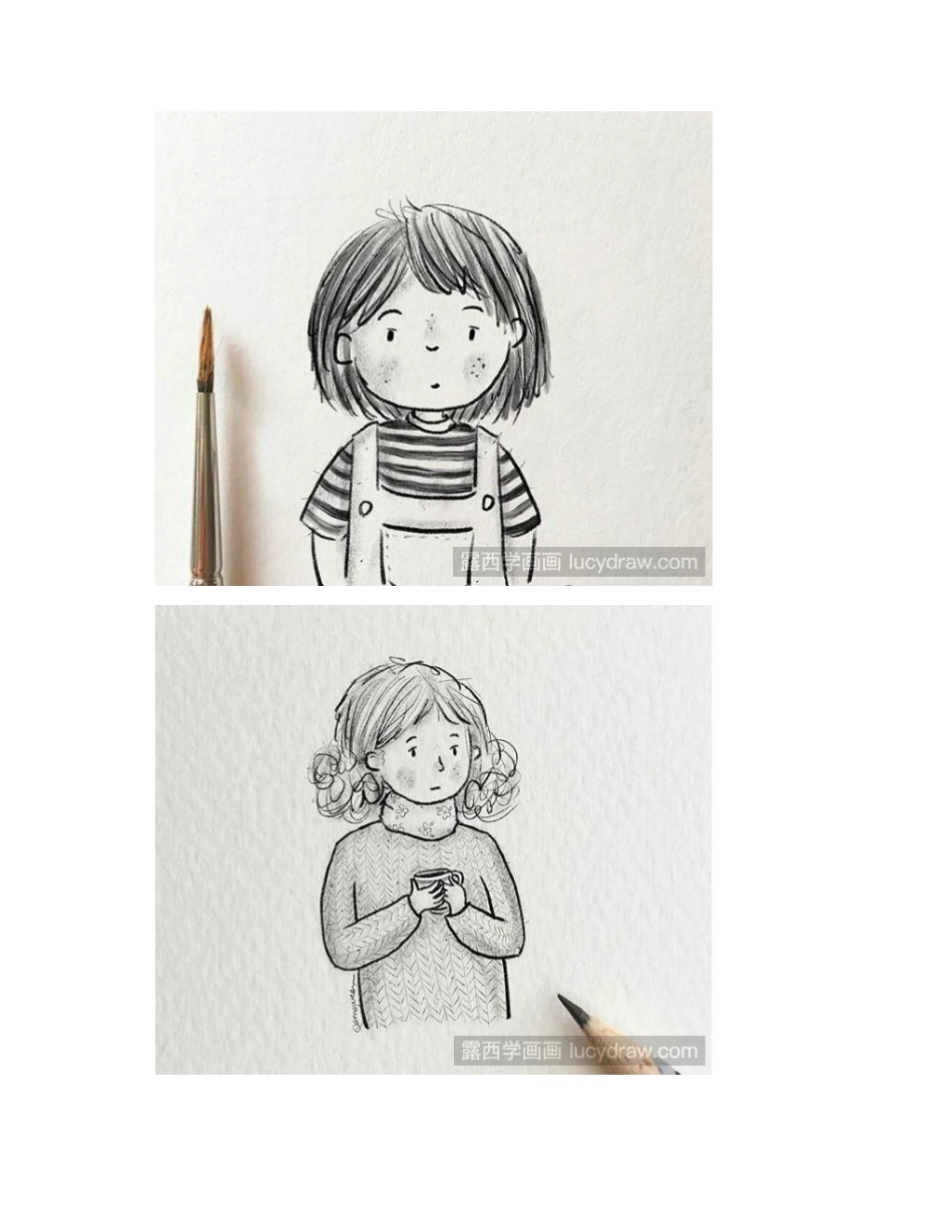 一组可爱小孩儿童画作品欣赏儿童画作品1_第2页