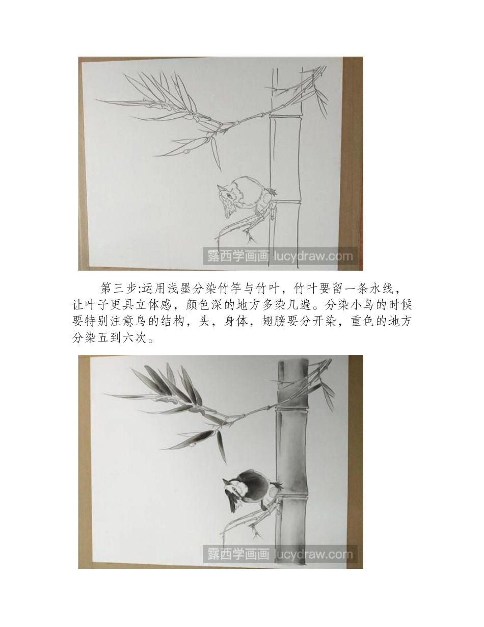 竹子工笔画教程工笔画教程1_第2页