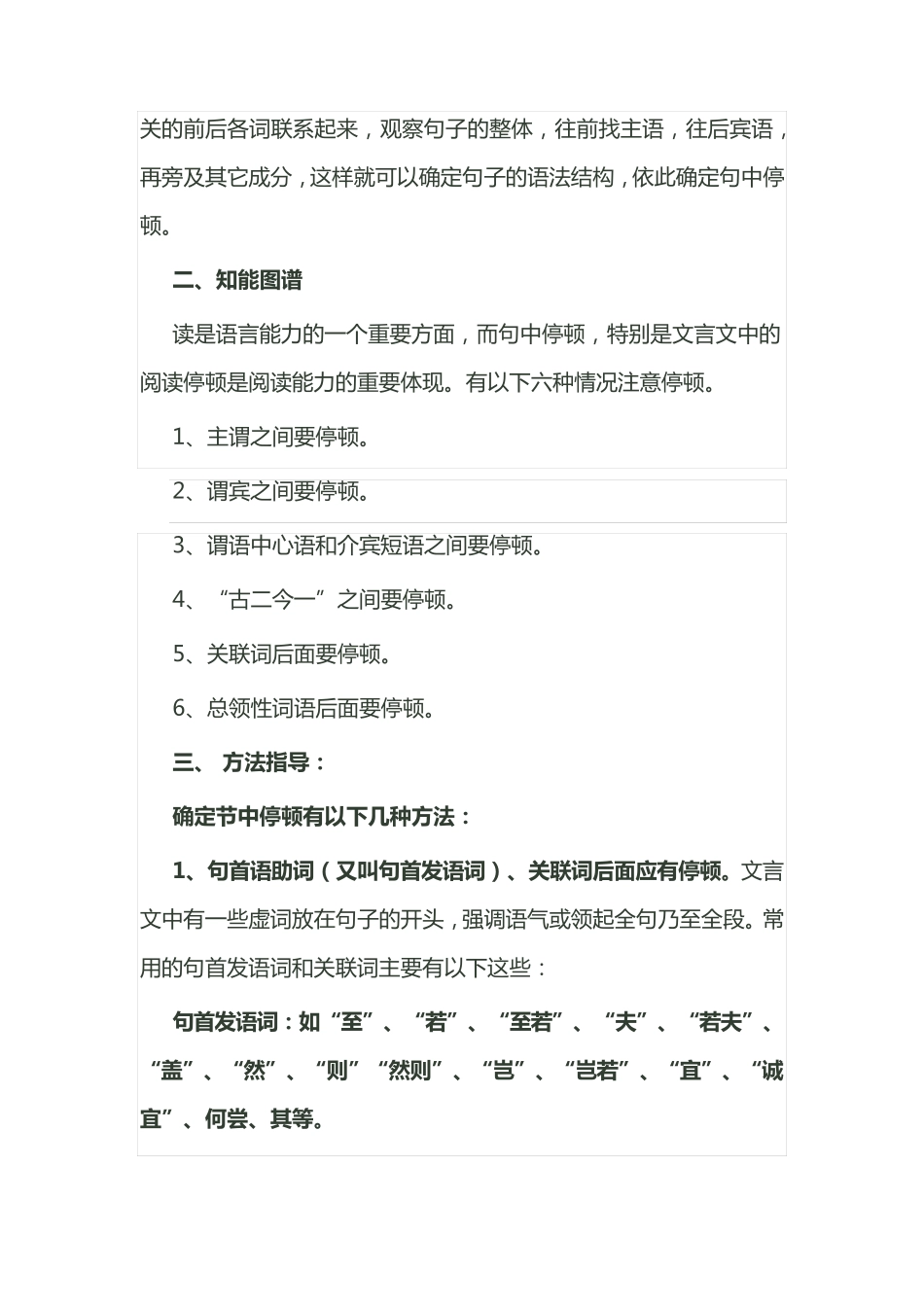 中考复习文言文句子朗读节奏划分专项教学设计(含练习题附答案)_第2页