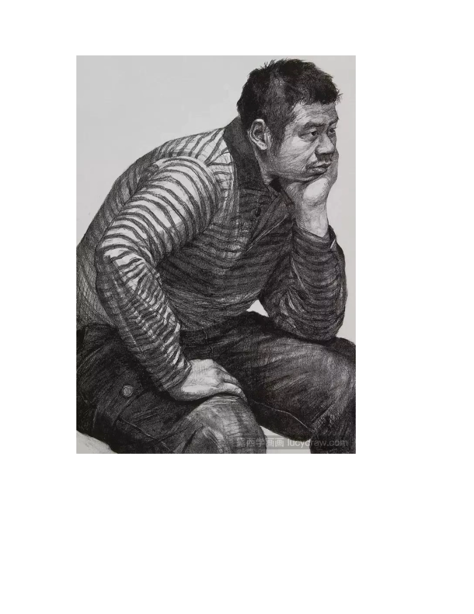 央美素描头像优秀作品欣赏素描作品_第2页