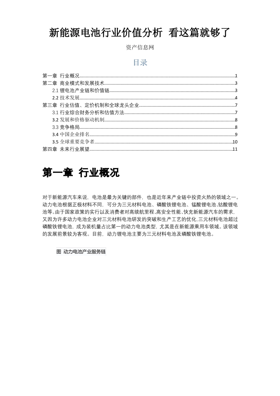 新能源电池行业发展研究报告_第1页